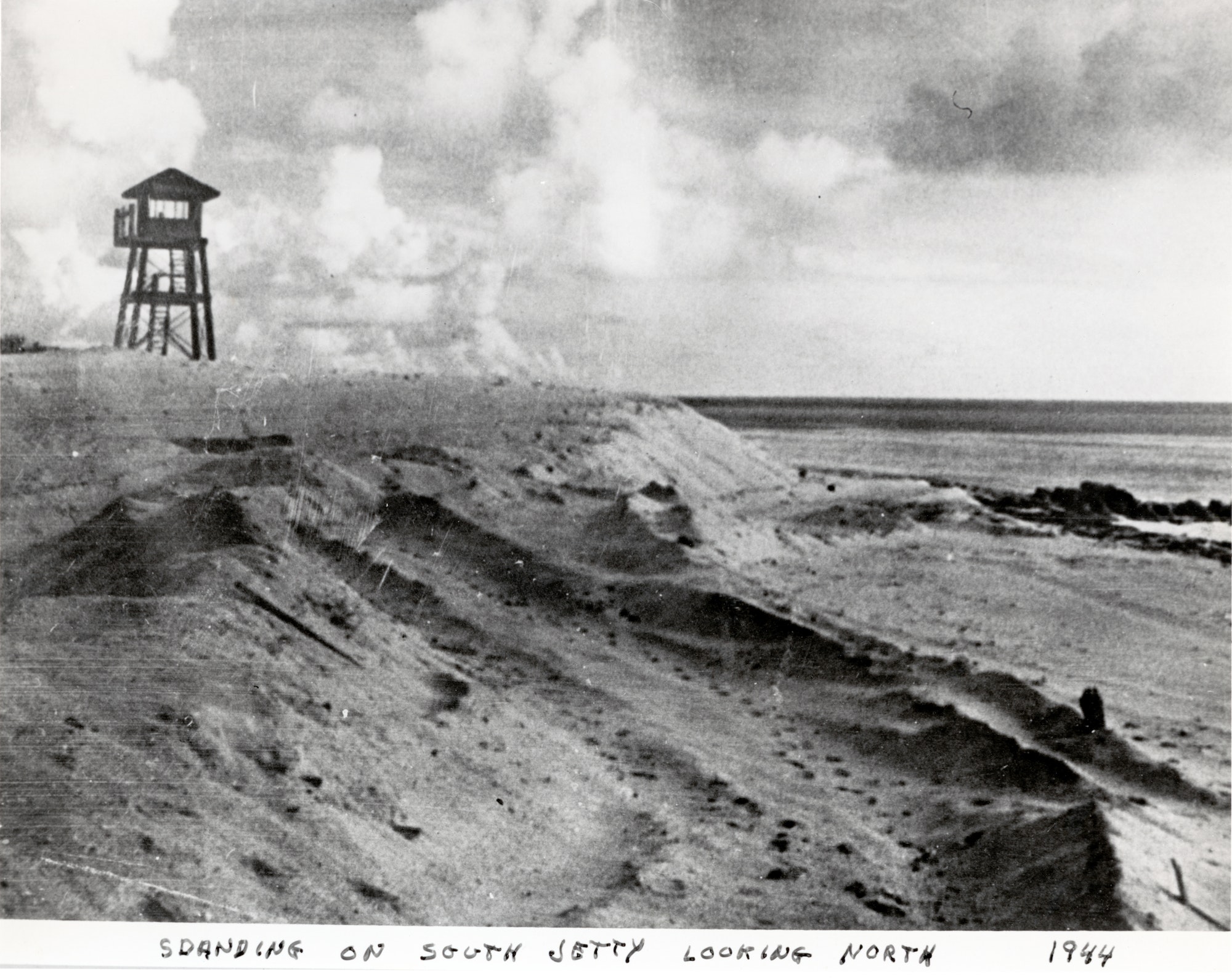 sebastian inlet photo 35 –1944 Dune at Inlet with Watchtower