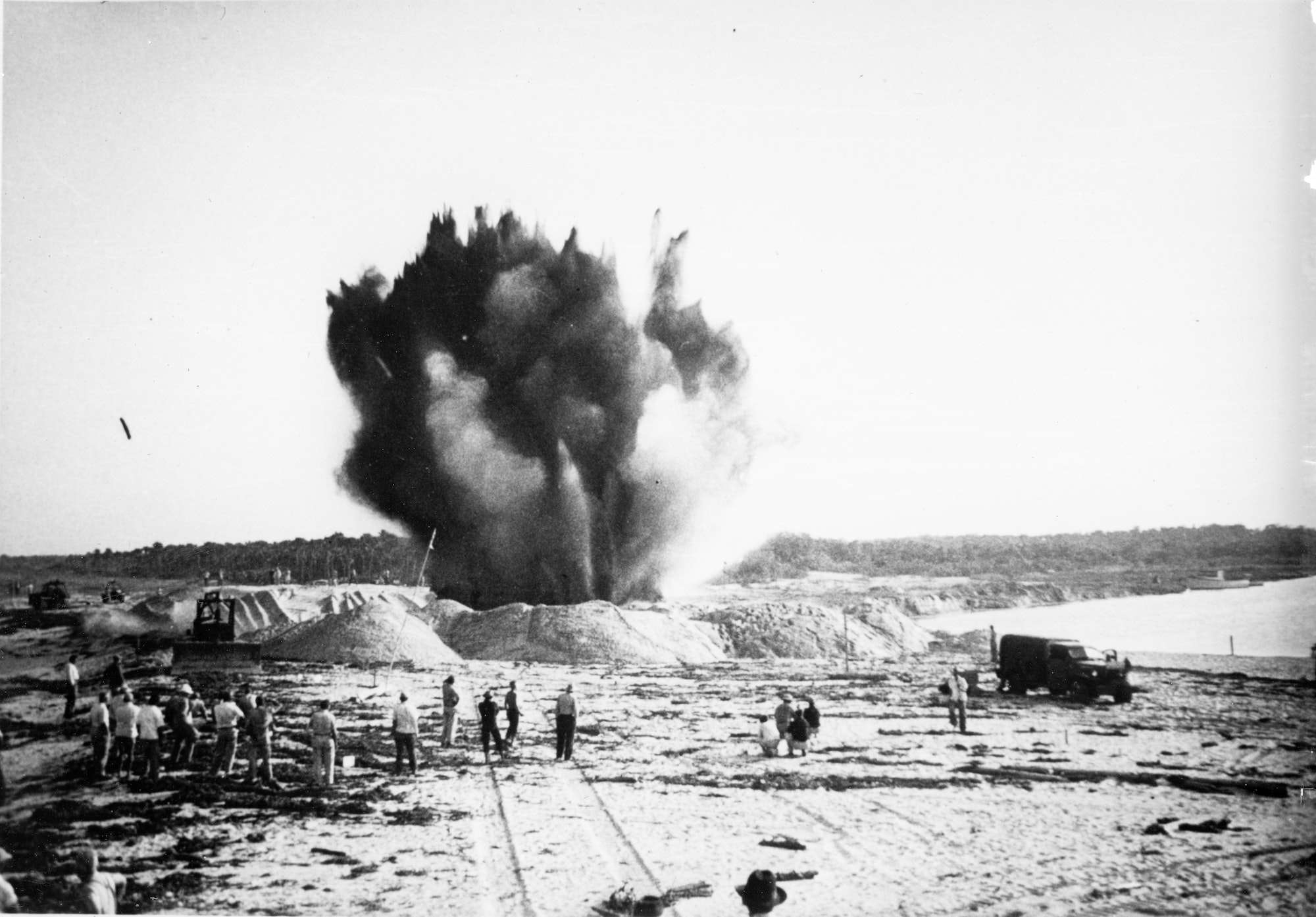 sebastian inlet photo 35 –1944 Dune at Inlet with Watchtower